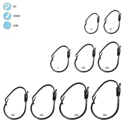 Clearance Finesse Weedless Wide Gap Hook Hooks