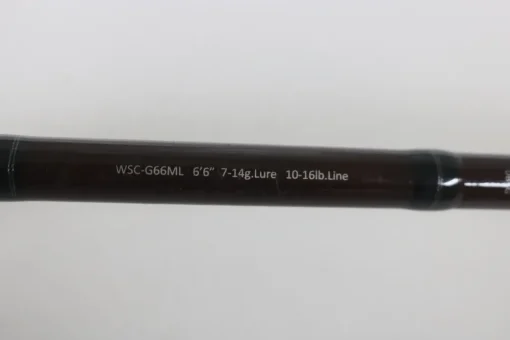 Clearance Wild Side WSC-G66ML 6'6" Medium Light - Used Casting Rod Used Casting Rods