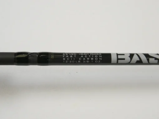 New Bass X BACX66MHF 6'6" Medium Heavy - Used Casting Rod - Exce Used Casting Rods
