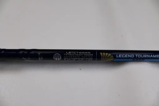 Fashion Legend Tournament Bass LBTC74MHM Power Glass Cranker 7'4" Me Used Casting Rods