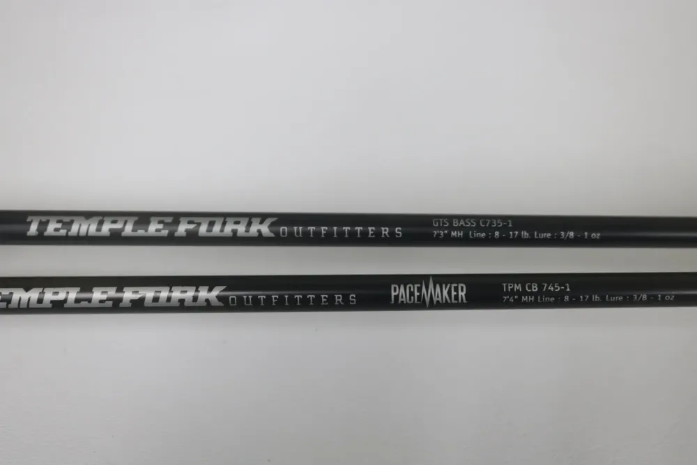 New GTS Bass C735-1 and TPM CB 745-1 Casting Rods - Used - Goo Used Casting Rods