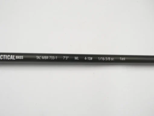 Sale Tactical Bass TAC MBR 733-1 7'3" Medium Light - Used Casti Used Casting Rods