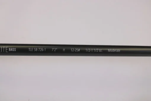 Clearance TFO Tactical Elite Bass TLE SB 726-1 7'2" Heavy - Used Casting Rod - E Used Casting Rods
